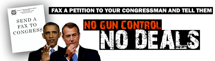 National Association for Gun Rights - No Gun Control Deals Petition to Congress